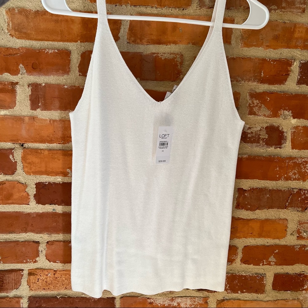 LOFT Sweater Tank NWT